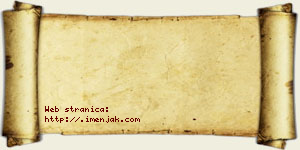 Olga Jaglikić vizit kartica